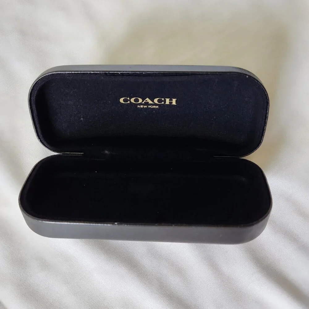Coach Black Hard Eyeglass Case